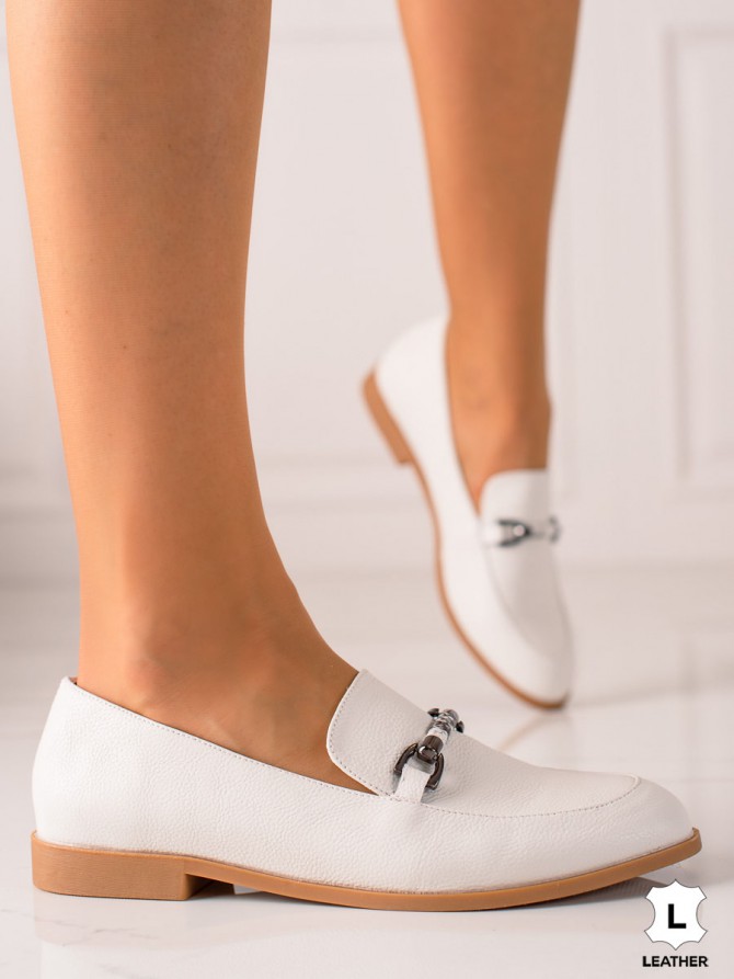 75642 - La.fi nizki elegantni čevlji bela barva