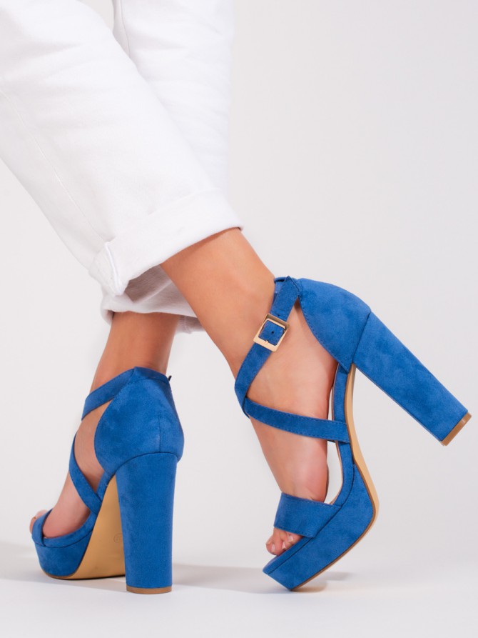 80806 - Shelovet sandali modra barva