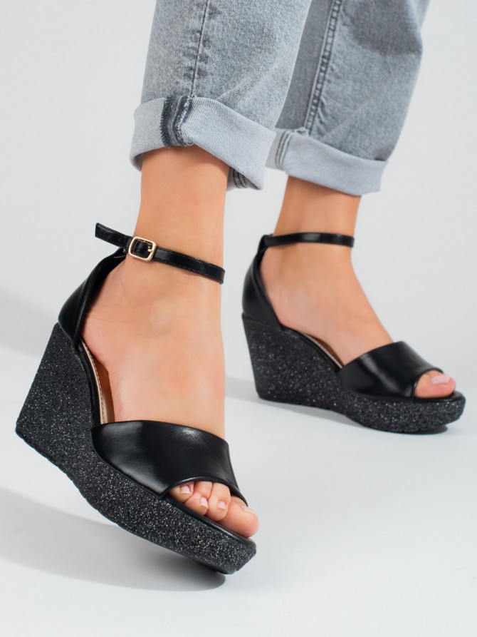 80921 - Shelovet sandali crna barva