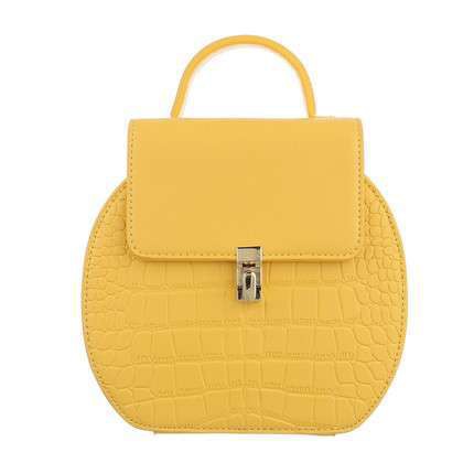 Ženska torbica ALENKA, rumena barva