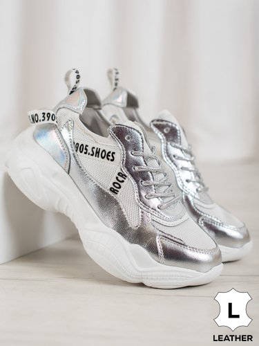 64056 - Goodin superge, nizki čevlji siva/srebrna barva