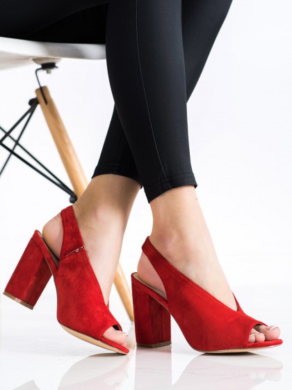 71331 - S. barski sandali rdeca barva