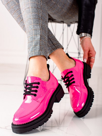 75516 - La.fi nizki elegantni čevlji roza barva