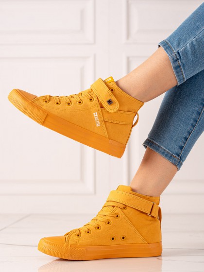 75717 - Big star shoes superge, nizki čevlji rumena/zlata barva