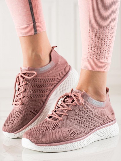 76412 - Trendi superge, nizki čevlji roza barva