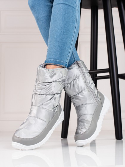 80085 - Big star shoes sneg škornji siva/srebrna barva