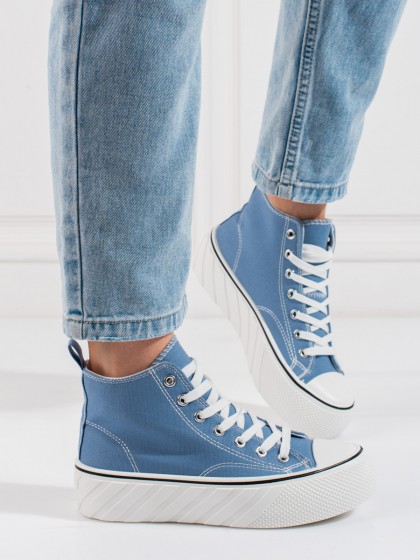 80555 - Shelovet superge, nizki čevlji modra barva